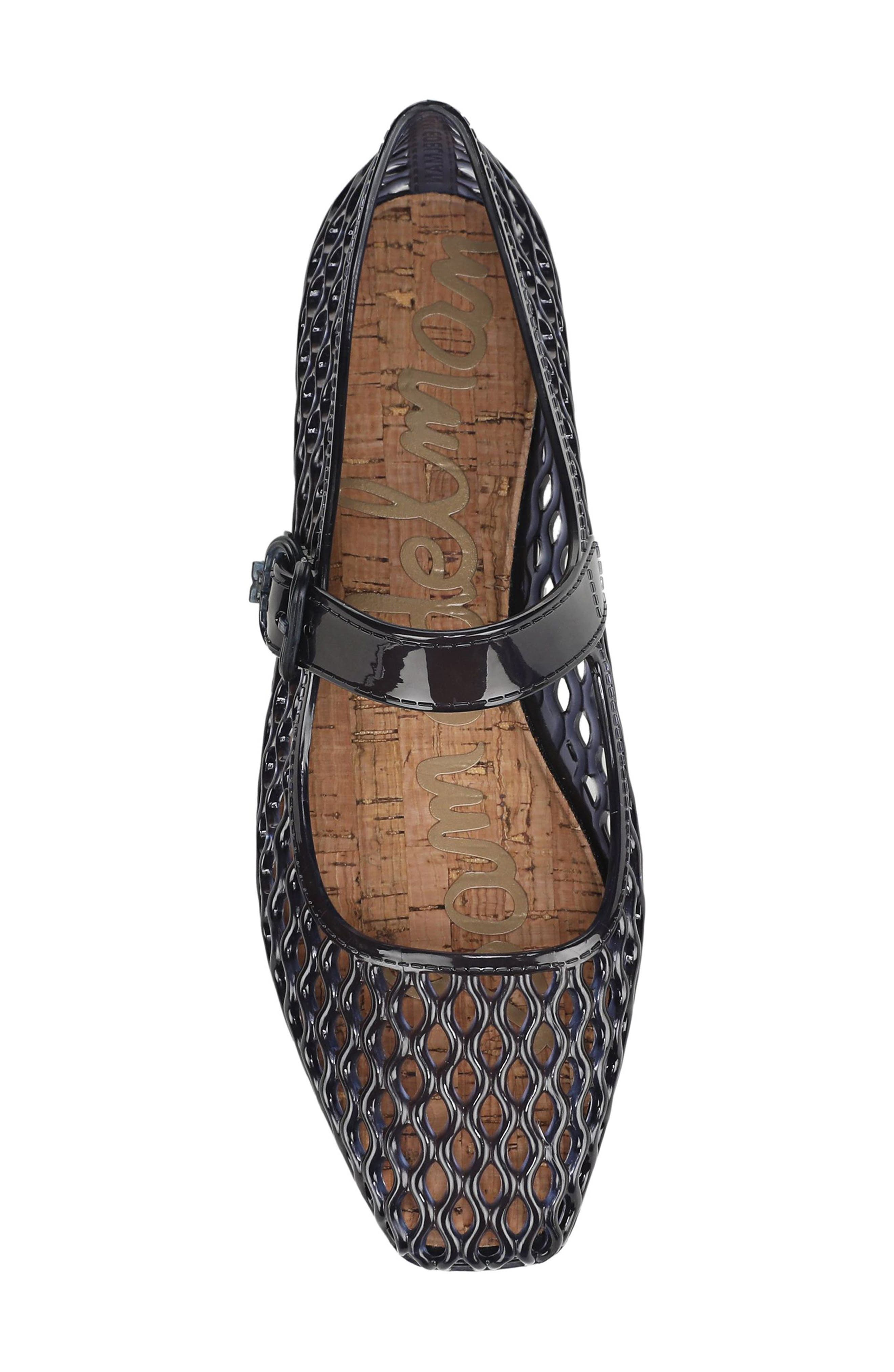 Michaela Jelly Mary Jane Flat, Alternate, color, OASIS NAVY