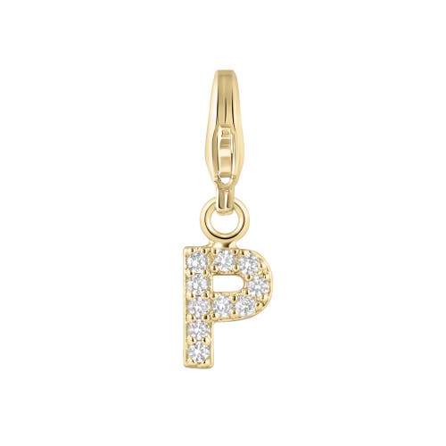 Electric Picks Initial Charm In Gold - P