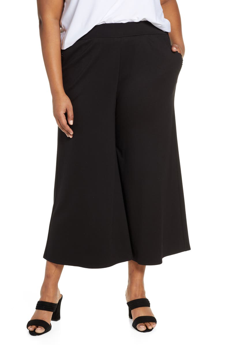 GIBSONLOOK Gibson x Living in Yellow Wide Leg Crop Pants, Main, color,