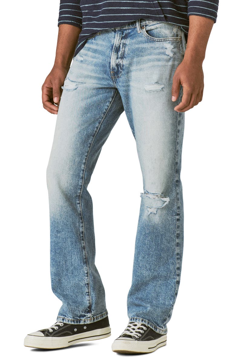 Lucky Brand Easy Rider Ripped Bootcut Jeans, Alternate, color, 