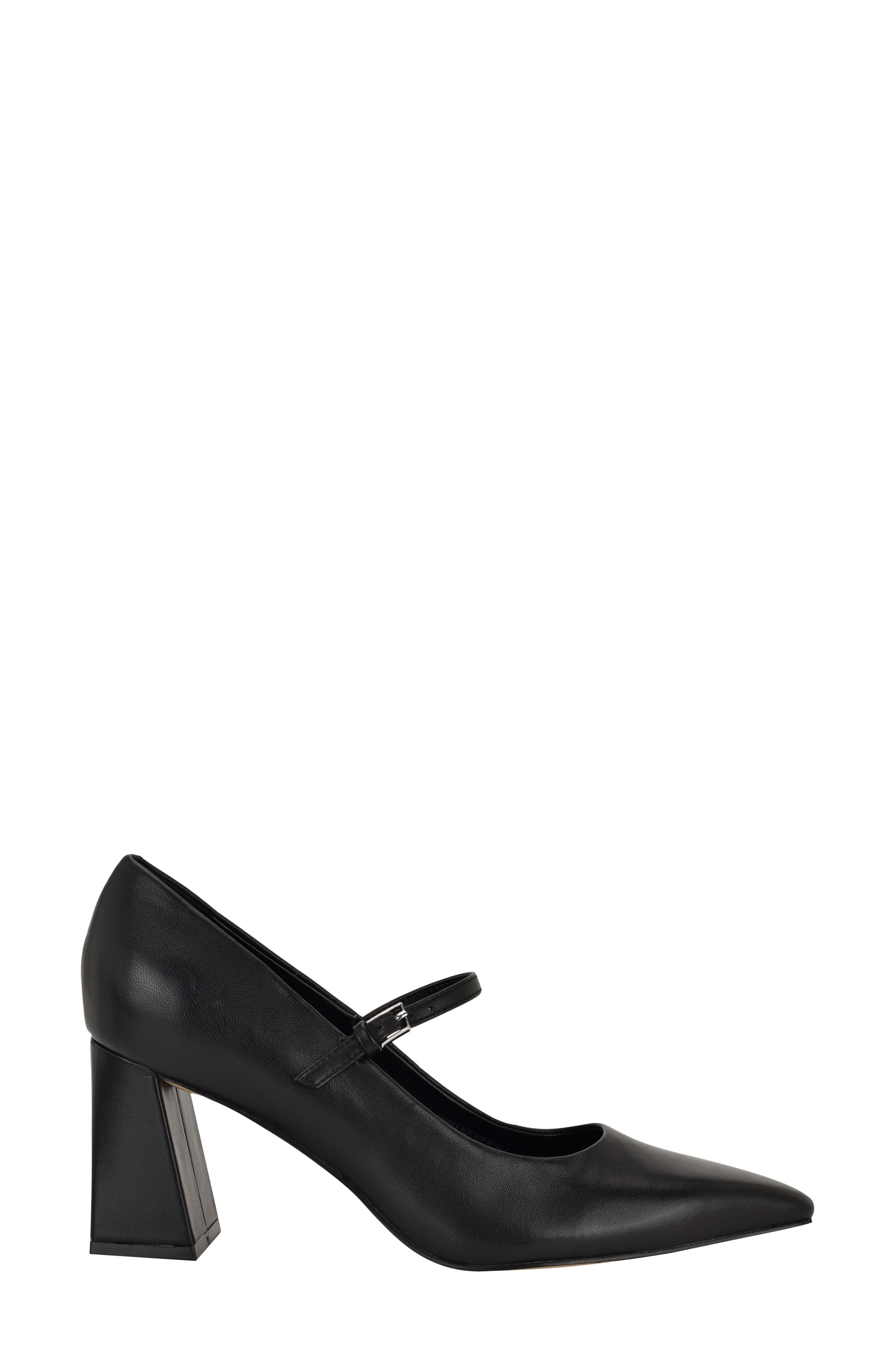 Calvin Klein Naprina Pointed Toe Mary Jane Pump, Alternate, color, Black