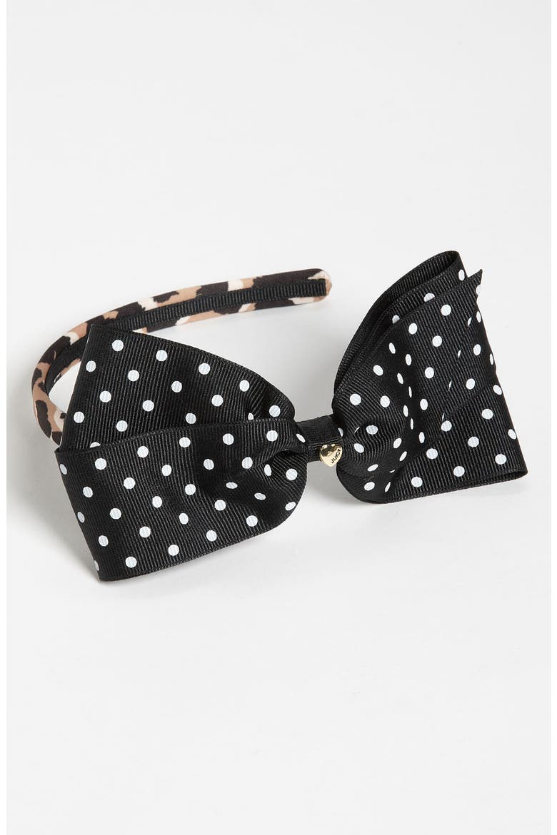 Leopard Polka Dot Headband, Main, color, LEOPARD