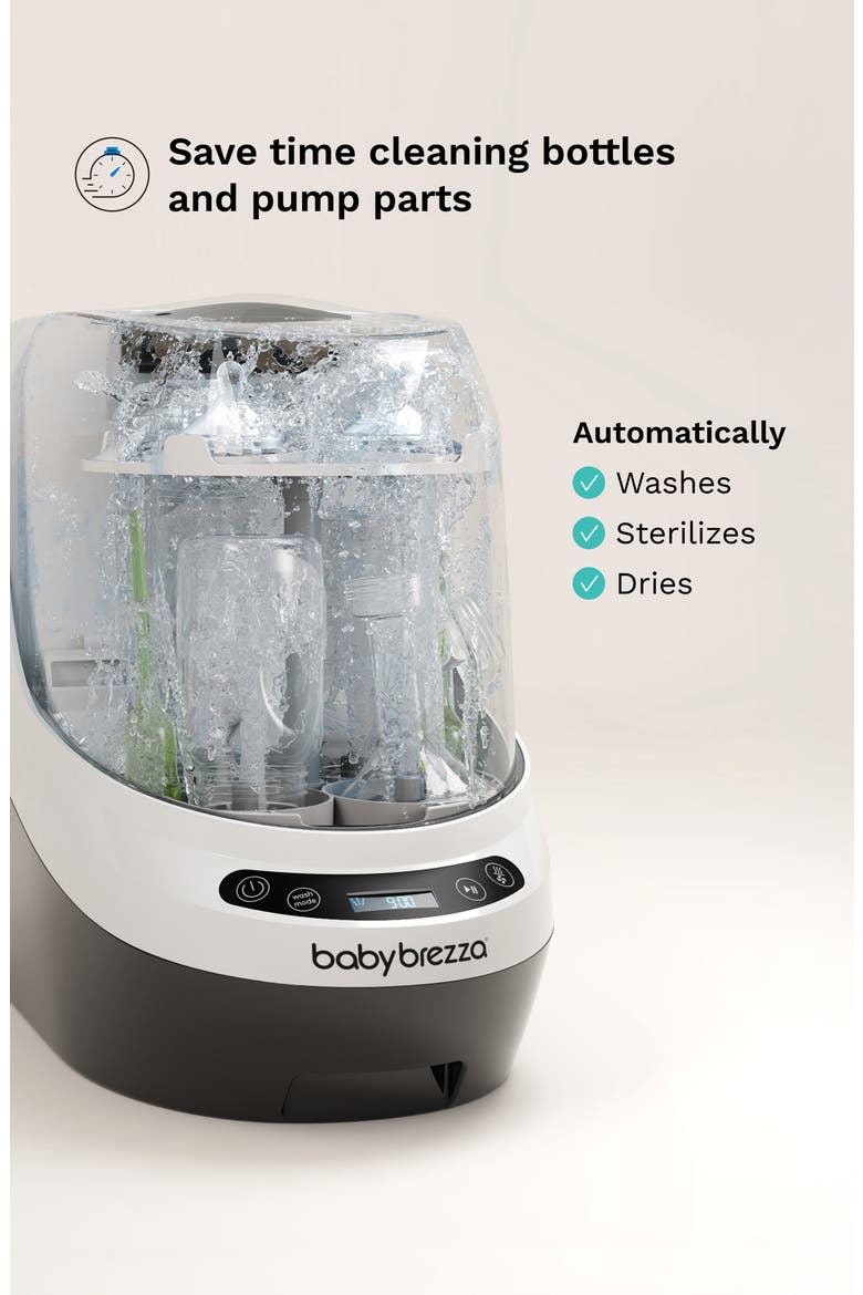 Bottle Washer Pro®, Alternate, color, WHITE/ BLACK