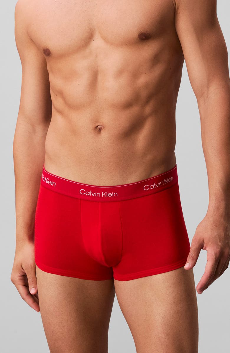 Calvin Klein Icon 3-Pack Stretch Cotton Boxer Briefs, Main, color, Vmt/ Ub1/ Zij