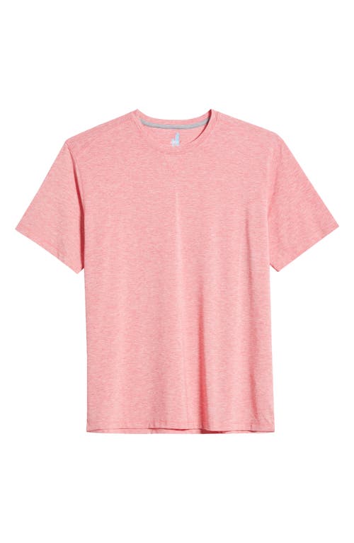 Johnnie-o Course Performance T-shirt In Rouge Red