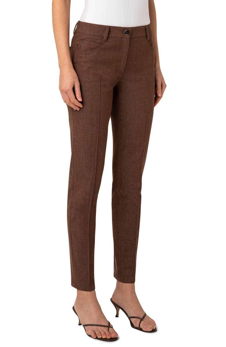 Akris Magda Stretch Denim Pants, Alternate, color, 