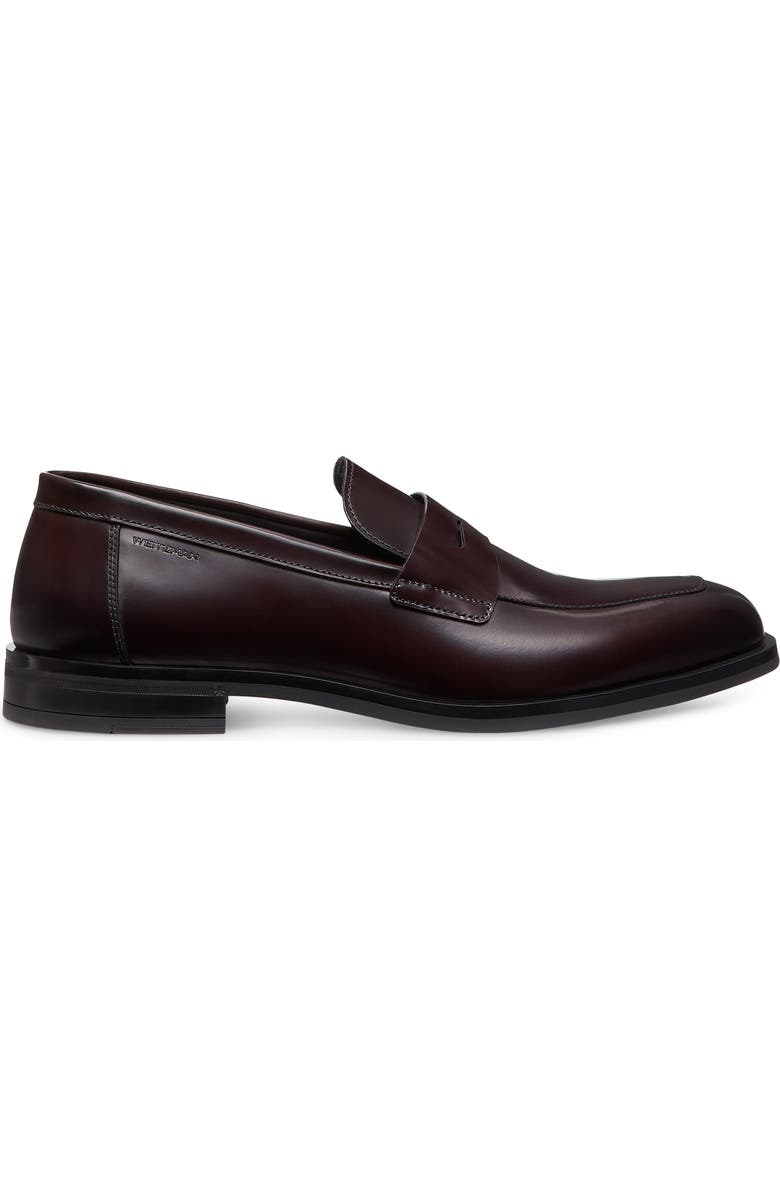 Stuart Weitzman Club Classic Penny Loafer, Alternate, color, Burgundy