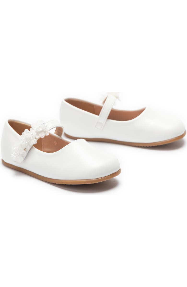 Tulleen Lyra Flower Shoes, Alternate, color, White