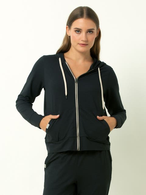 Single Stitch Lightweight Full Zip Hoodie