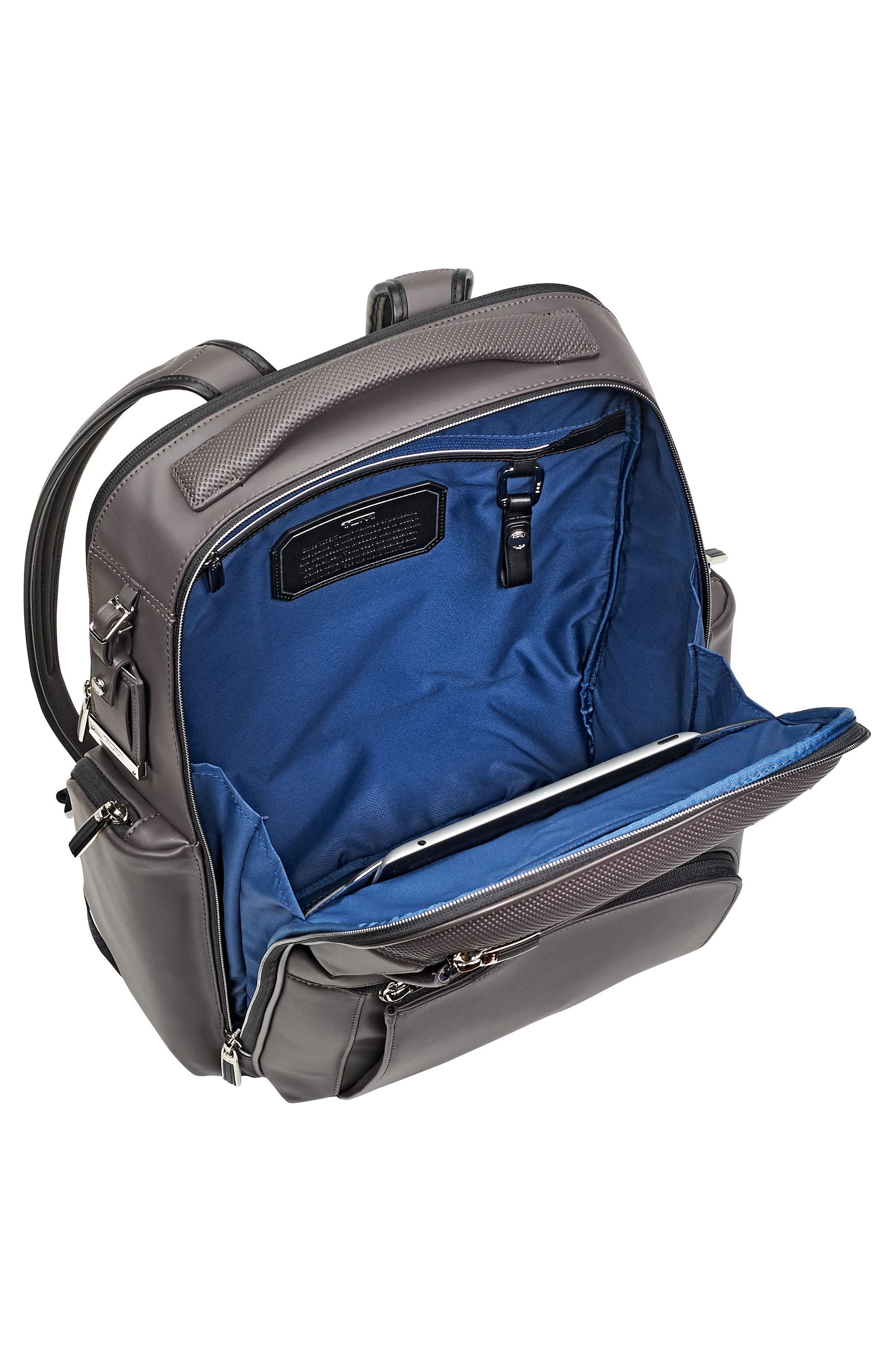 Tumi Arrivé - Bradley Leather Backpack, Alternate, color, 