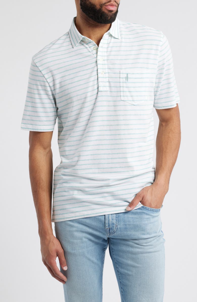 johnnie-O Matthis Stripe Pocket Polo, Main, color,