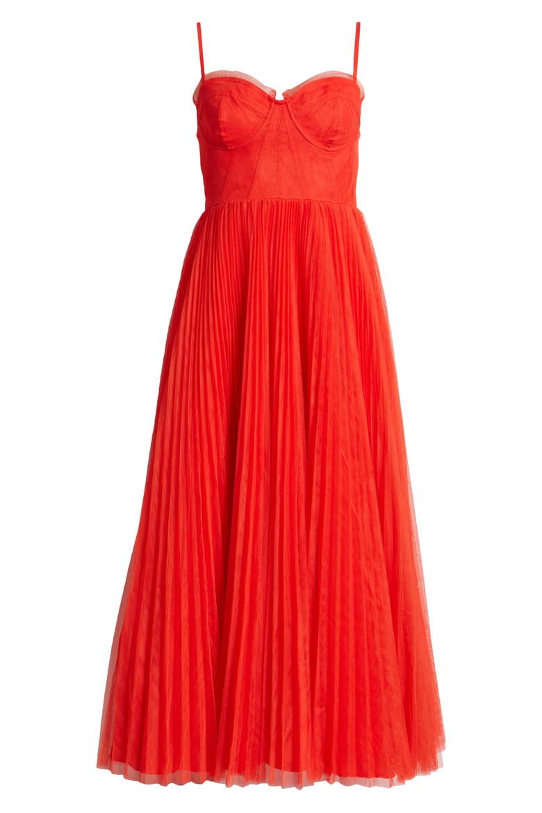 hutch corset pleated maxi dress Corset Pleated Maxi Dress (Women)