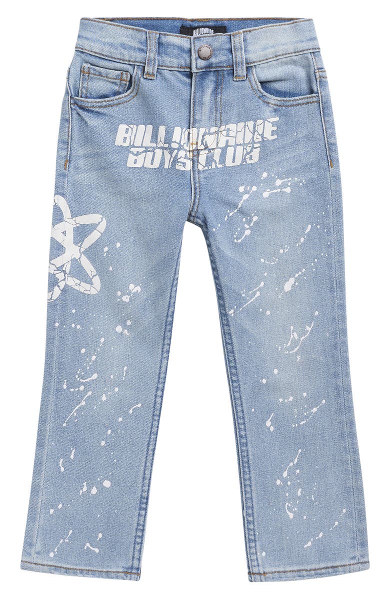 Billionaire Boys Club Kids' Mind Straight Leg Jeans, Main, color, Light Zephyr