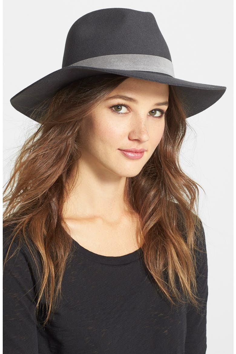 Janessa Leone 'Jo' Hat, Main, color, COOL GREY