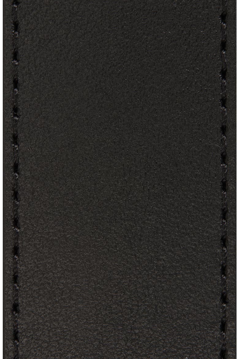 La Ceinture Salon Leather Belt, Alternate, color, BLACK 990