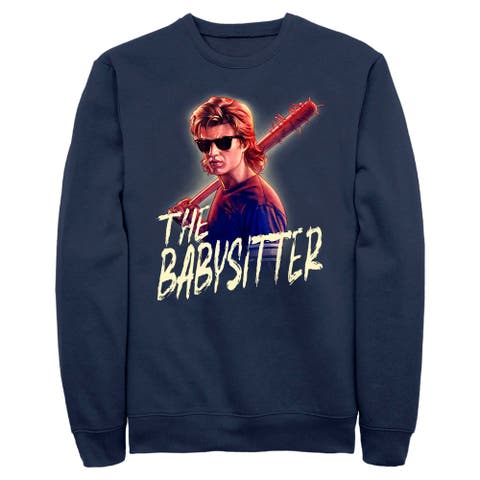 Men's Stranger Things Steve The Babysitter Portrait  Sweatshirt