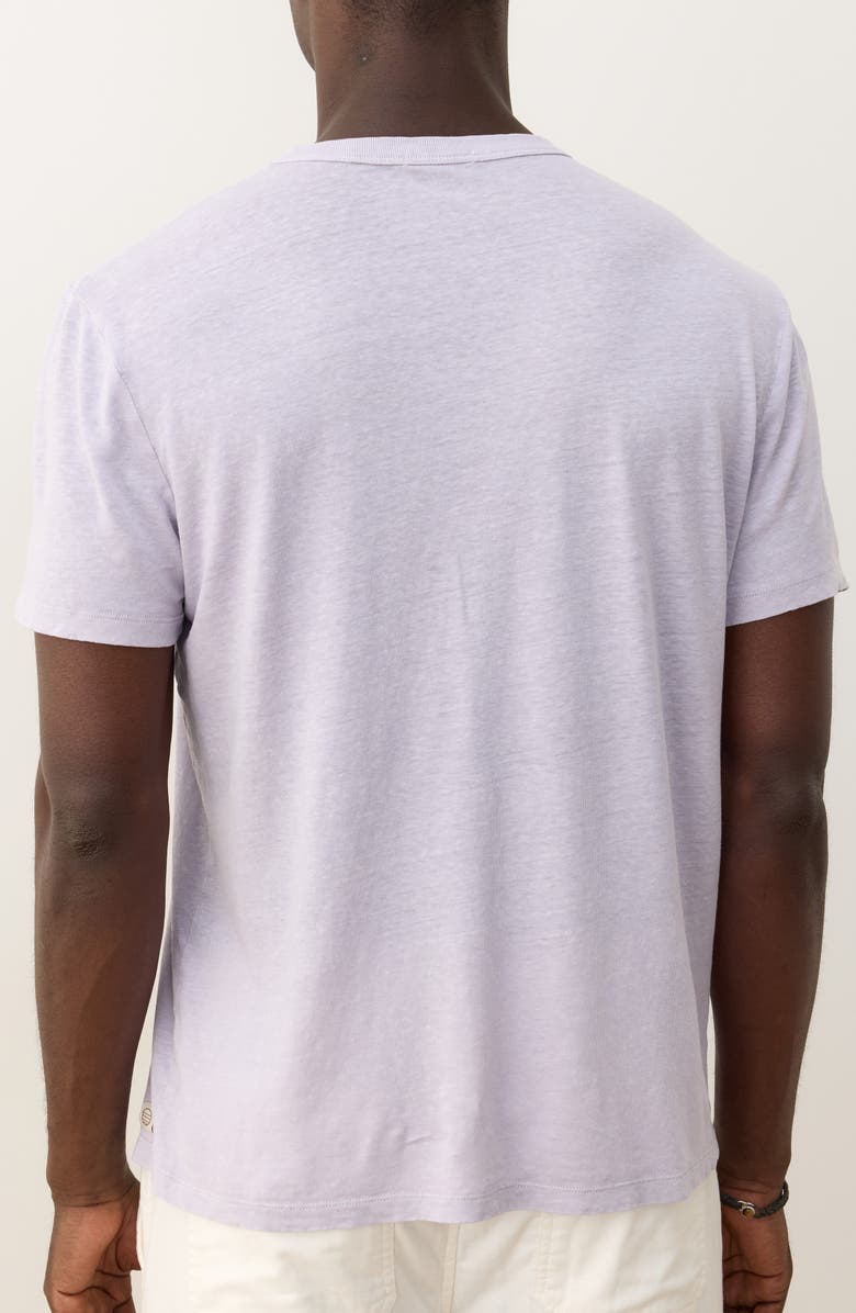 Marine Layer Relaxed Fit Hemp & Cotton T-Shirt, Alternate, color, Lavender Mist