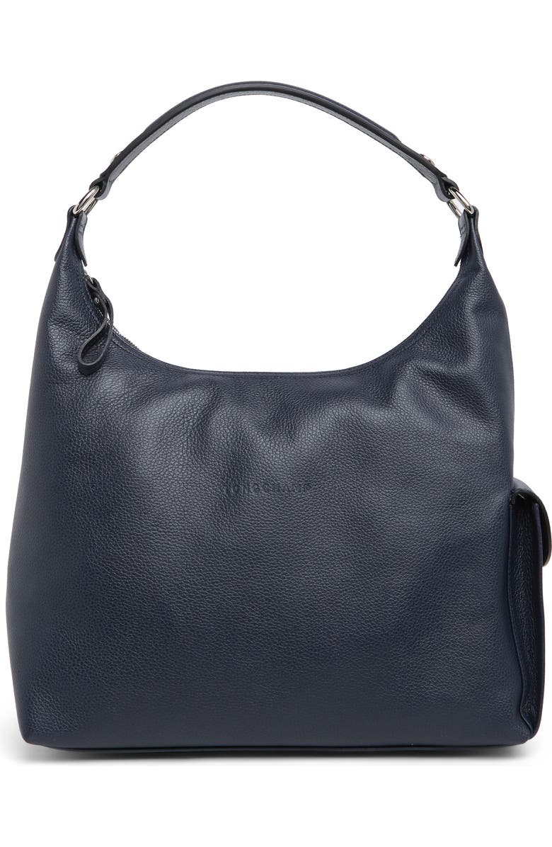 Longchamp Leather Hobo Bag, Main, color,