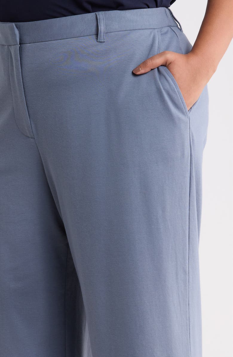 Eileen Fisher High Waist Ankle Wide Leg Pants, Alternate, color, Flint