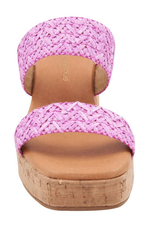 Andre Assous André Assous Cairo Platform Sandal In Fuchsia