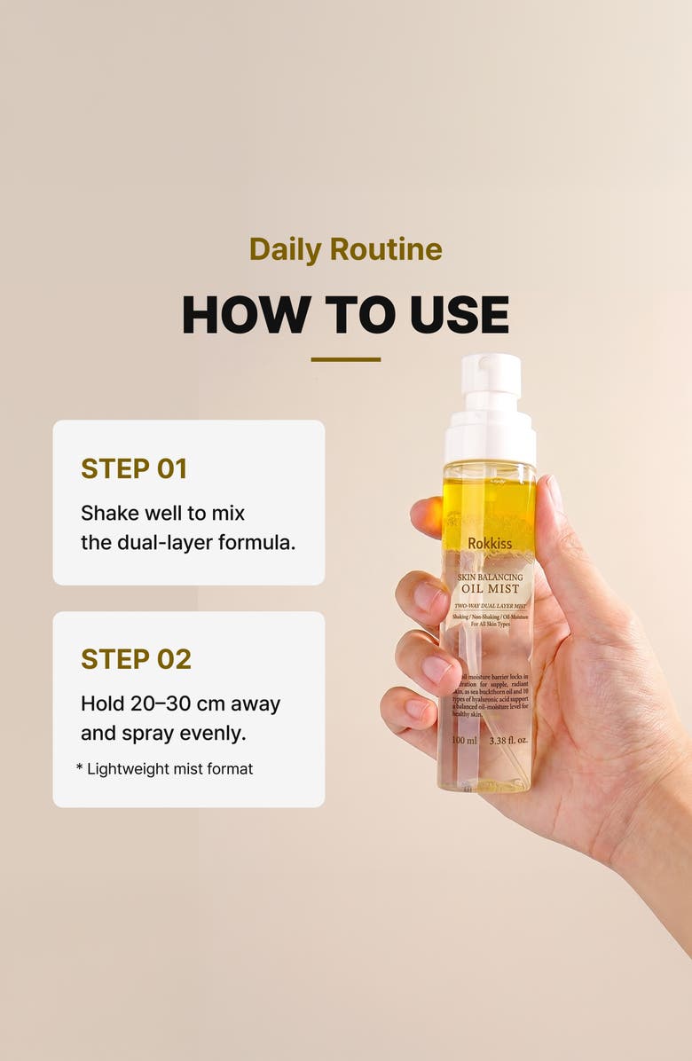 ROKKISS Skin Balancing Oil Mist Duo, Alternate, color, 