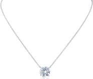 CZ by Kenneth Jay Lane Round Cubic Zirconia Pendant Necklace