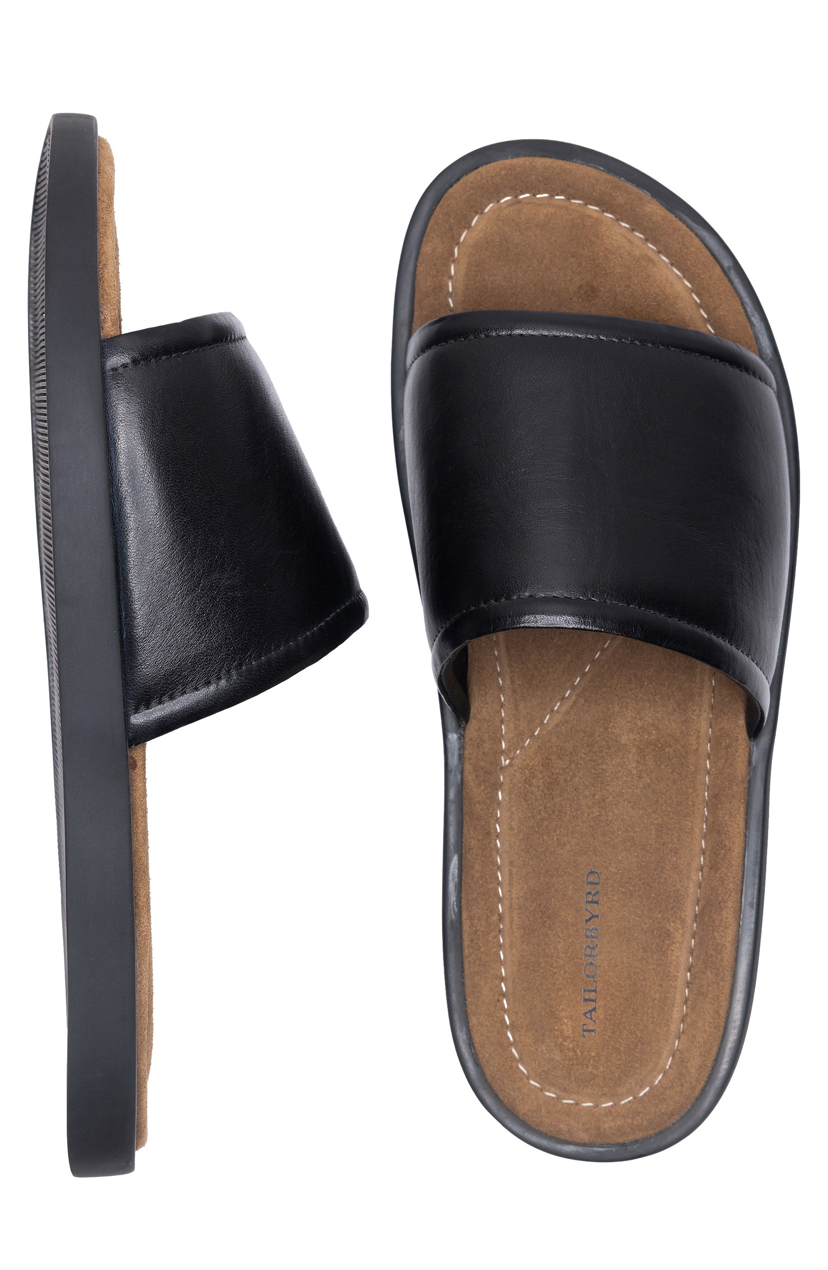 TailorByrd Bayport Slide Sandal, Alternate, color, Black