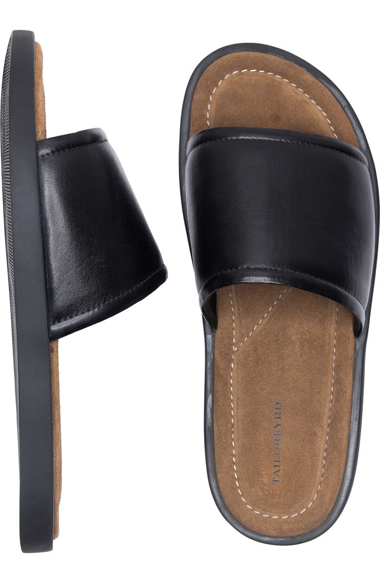 TailorByrd Bayport Slide Sandal, Alternate, color, Black