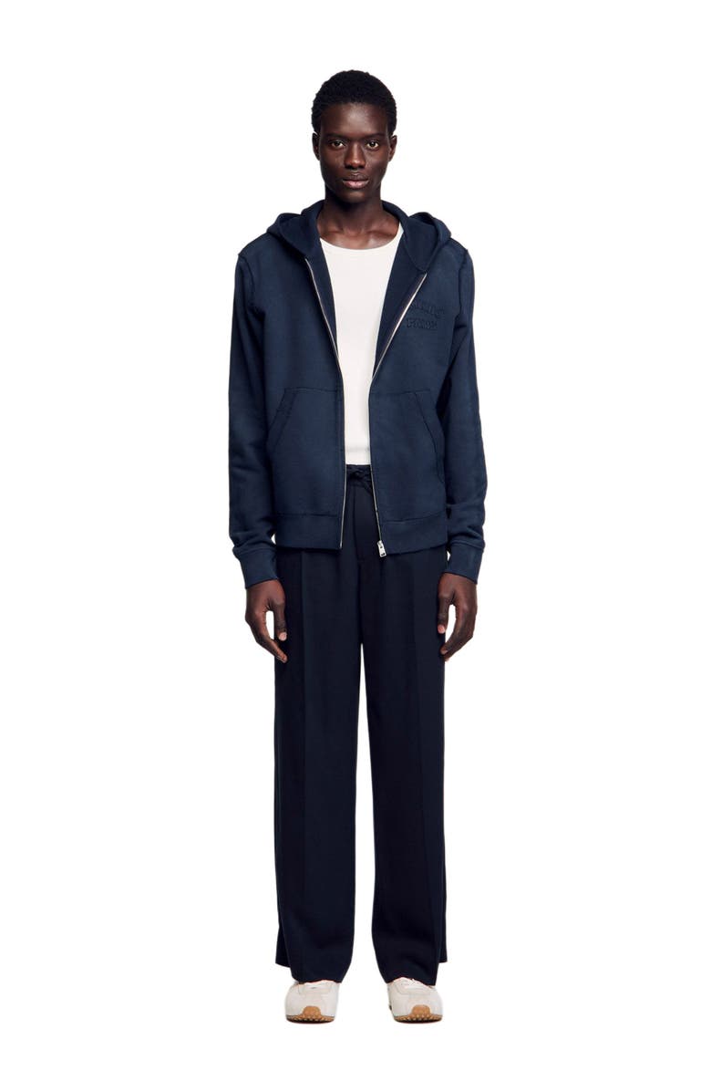 SANDRO Patch sweatshirt, Main, color, 