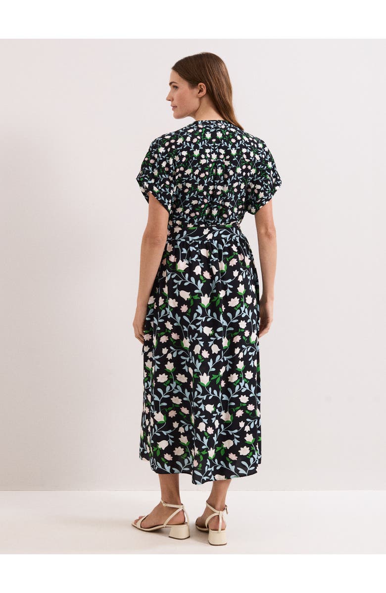 Phase Eight Luisa Floral Dress, Alternate, color, Black Multi