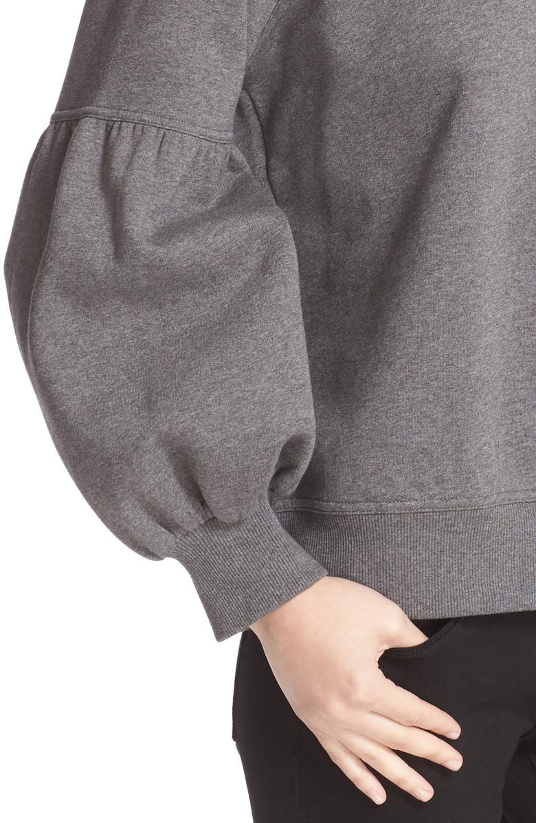 Burberry Bell Sleeve Sweatshirt, Alternate, color, 