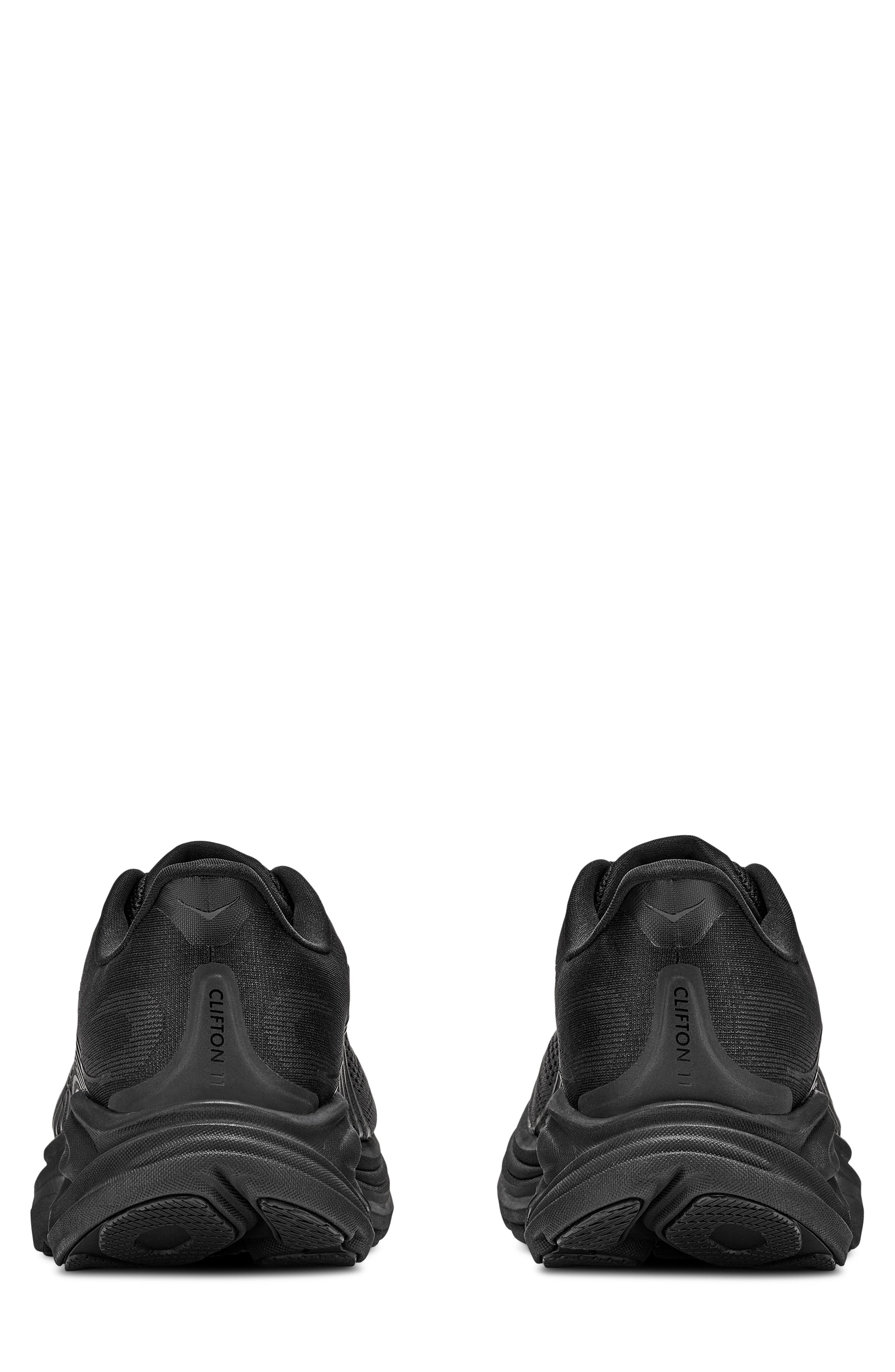 Clifton 11 Running Shoe, Alternate, color, BLACK / BLACK