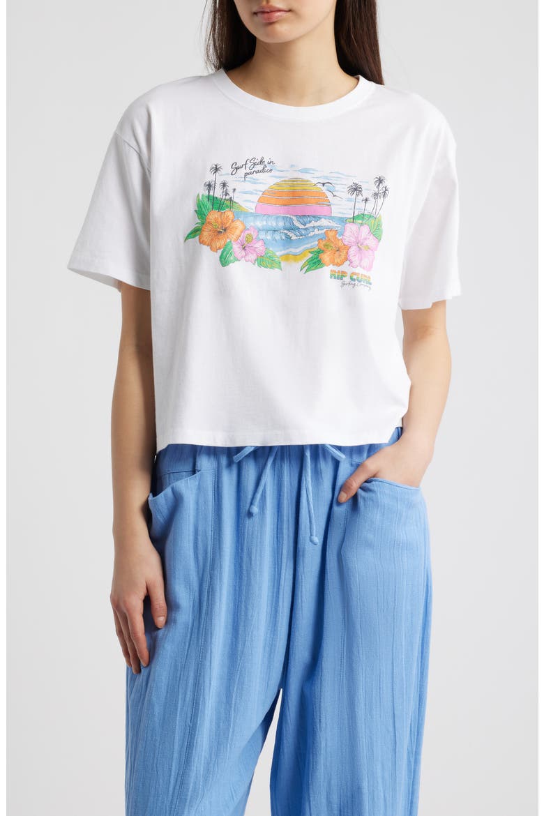 Sun Rays Relaxed Graphic T-Shirt, Main, color, OPTICAL WHITE