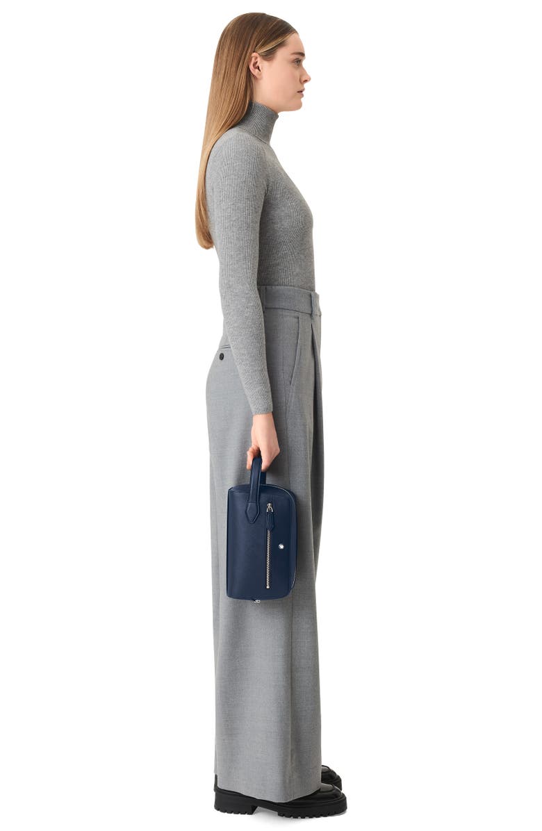 Montblanc Sartorial Wash Bag, Alternate, color, Navy