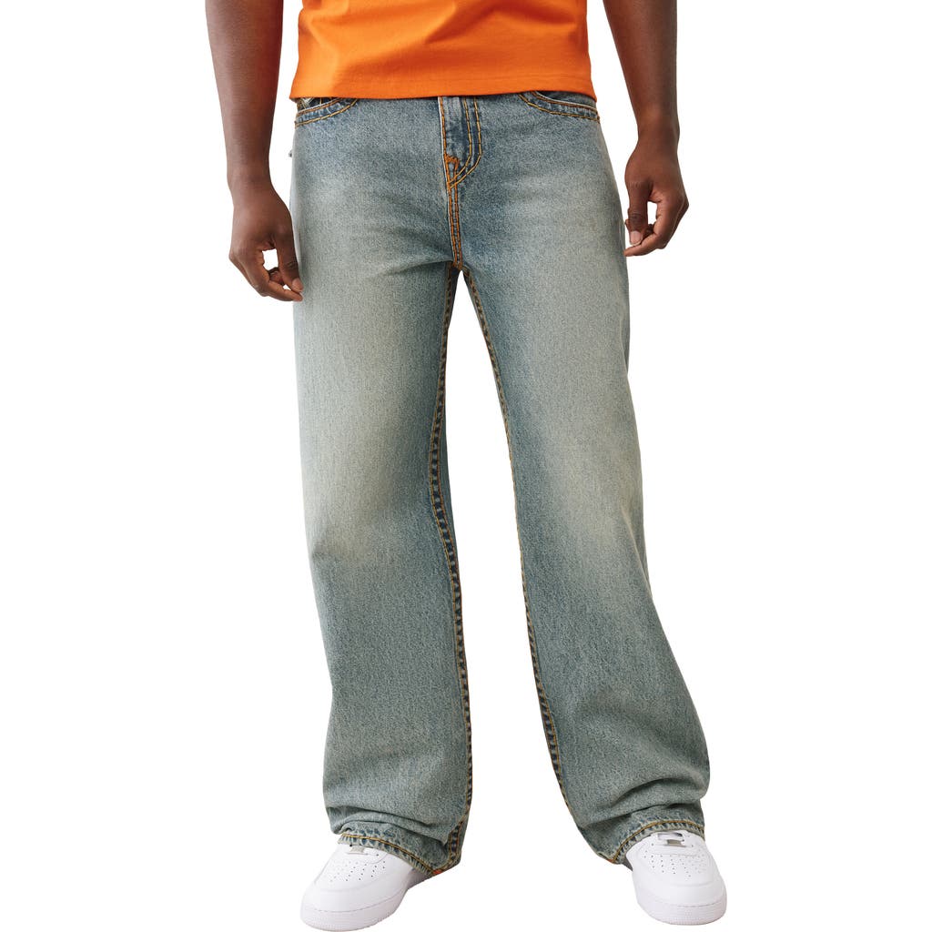 True Religion Vinny Super T Ultra Baggy Jeans In Blue