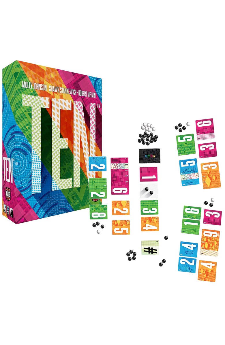 Alderac Entertainment Group (AEG) Ten - Push Your Luck Card Game, Ages 10+, Alternate, color, Multicolored