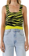 English Factory Tiger Sweater Tank