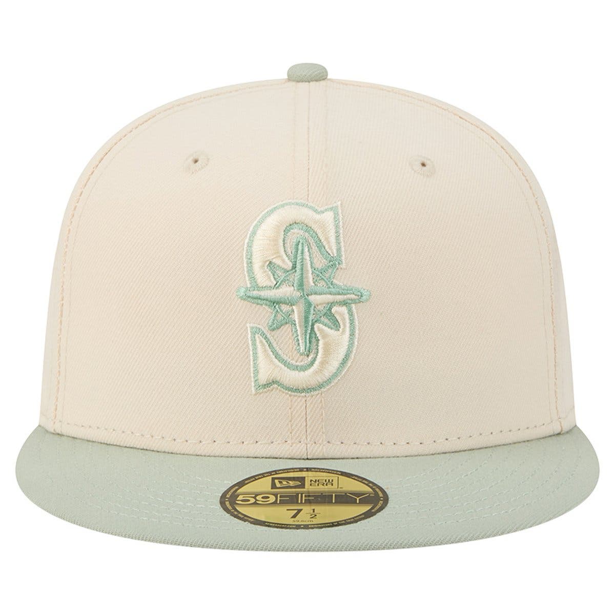 New Era Men's New Era Cream/Green Seattle Mariners Color Pack 59FIFTY ...