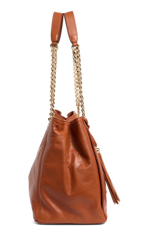 Valentino By Mario Valentino Verra Signature Leather Tote Bag In Brown