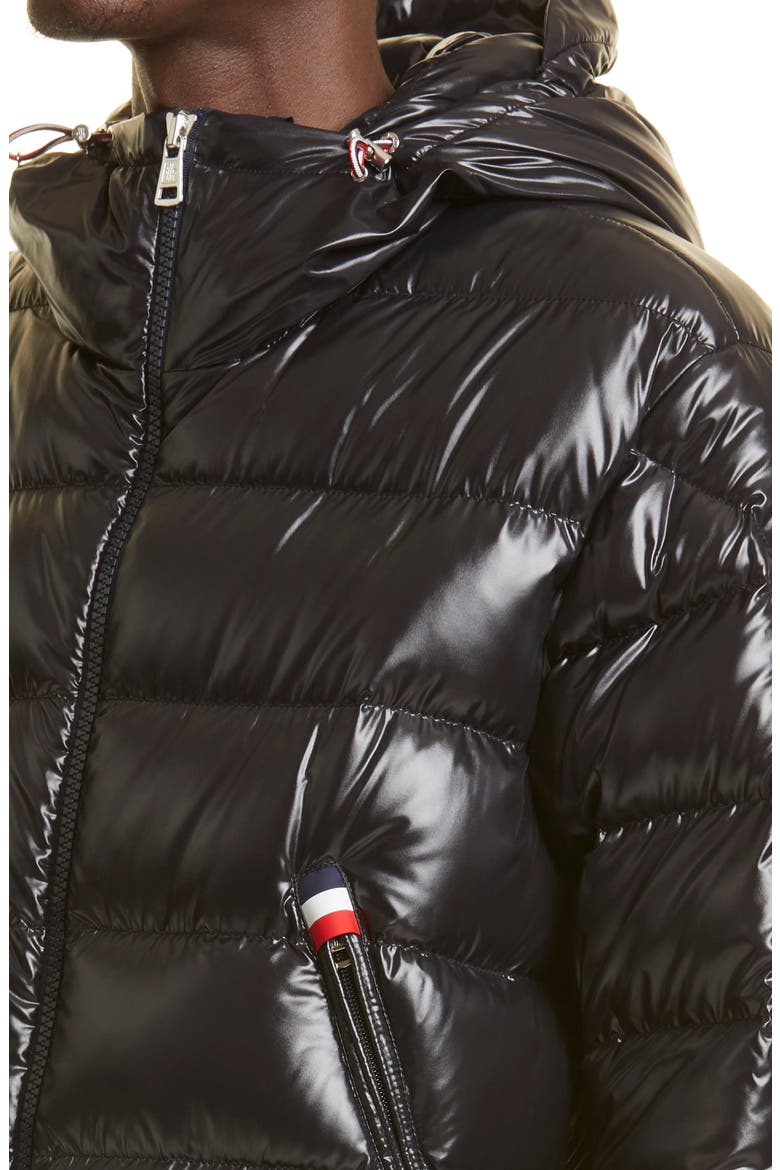 Courcillon Water Resistant Down Puffer Jacket, Alternate, color, BLACK