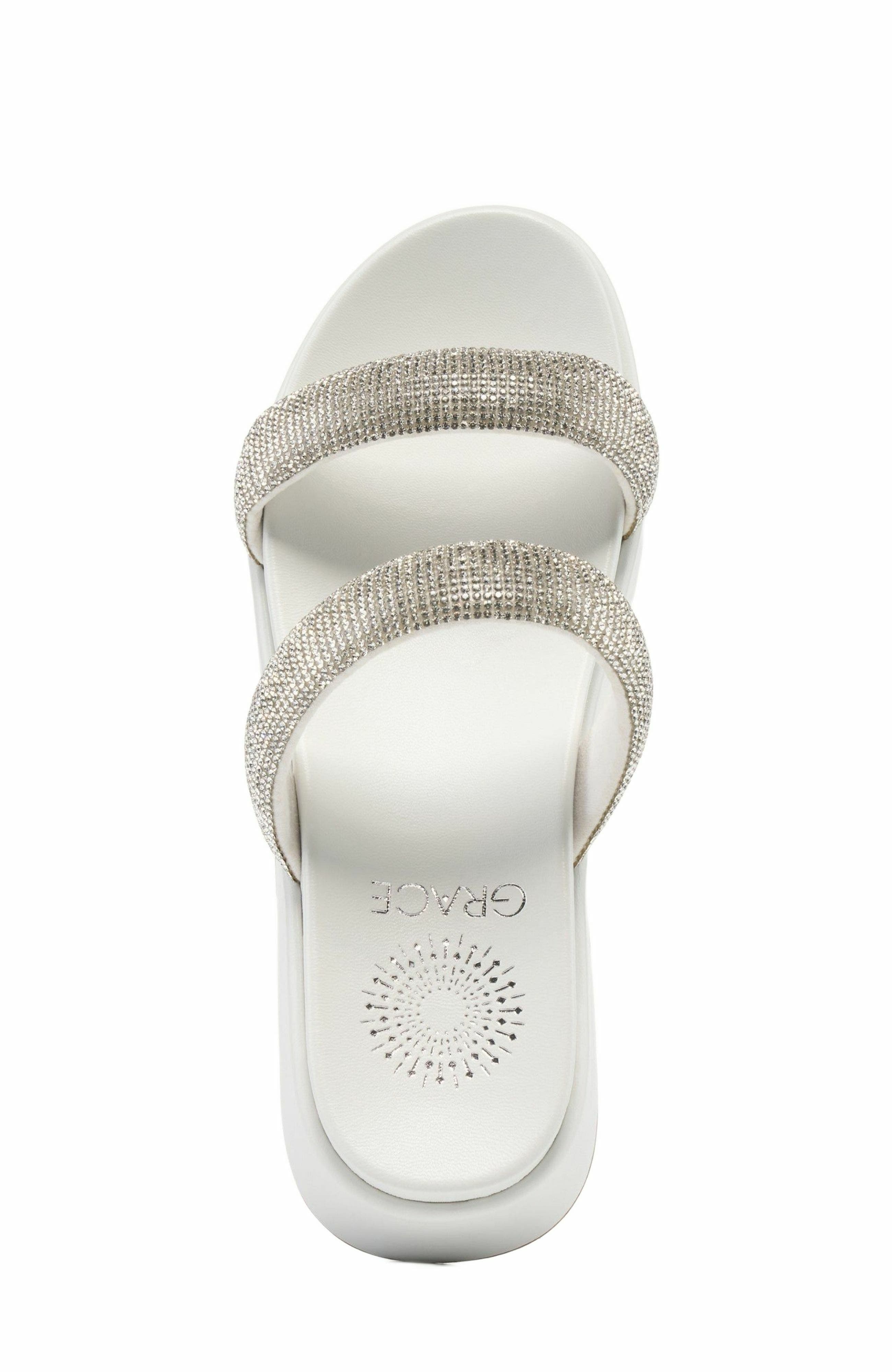 Grace Footwear Boca Sandal, Alternate, color, Silver