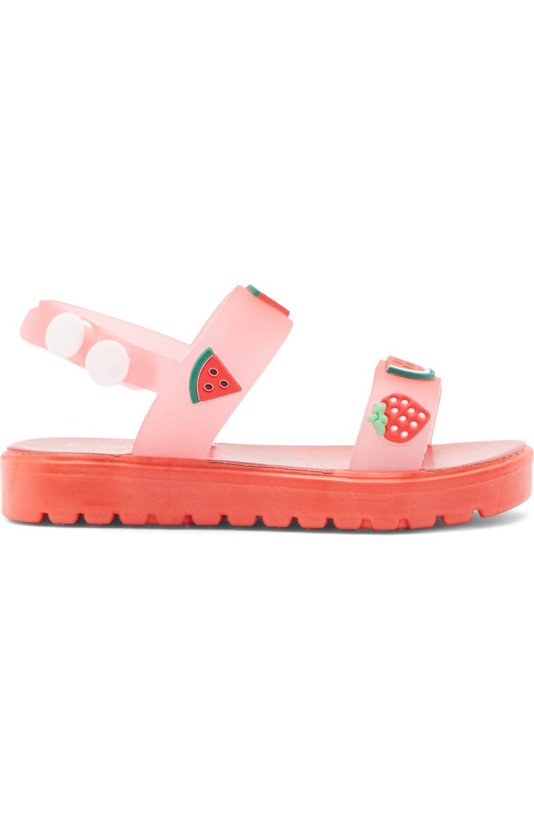 bebe Kids' Fruit Sandal, Alternate, color, Red