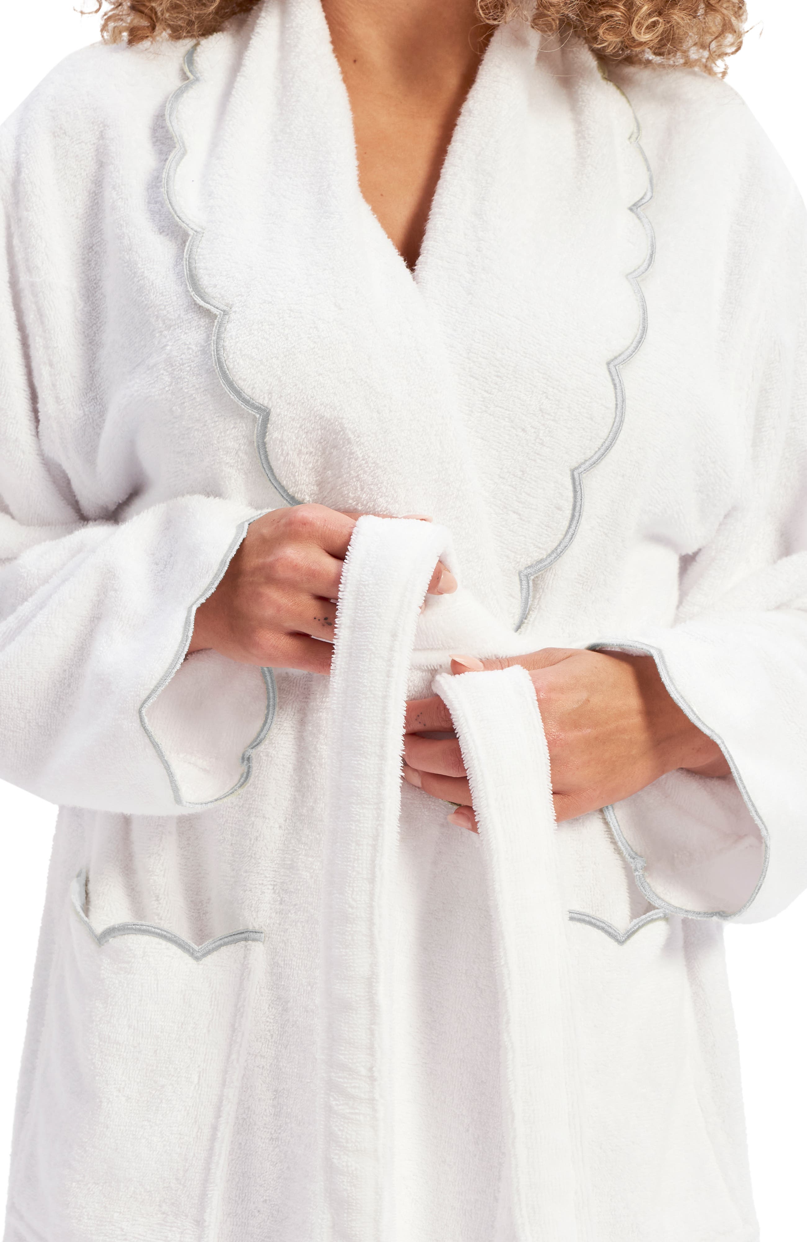 CHRISTY Scallop Edge Super Soft Luxury Robe | Nordstrom