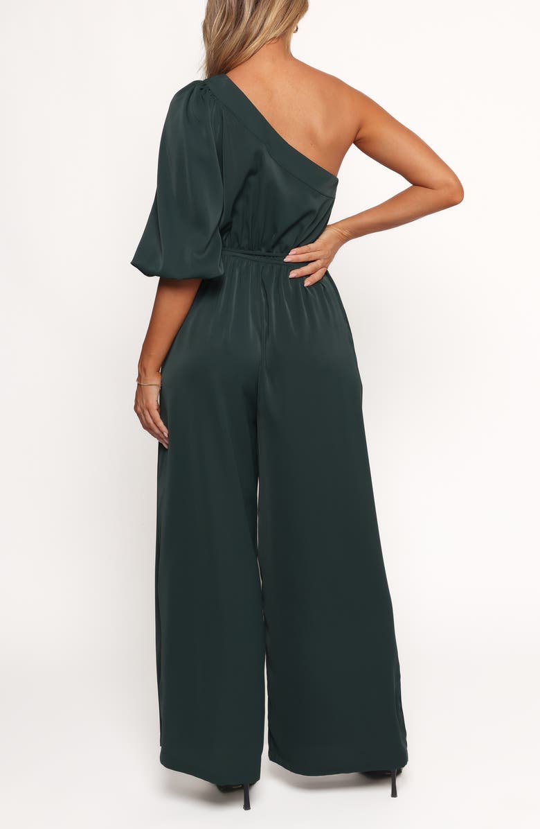 Petal & Pup Hedda Asymmetric Jumpsuit, Alternate, color, Emerald