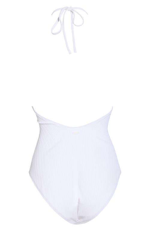 Roxy Aruba One-piece Swimsuit In Bright White