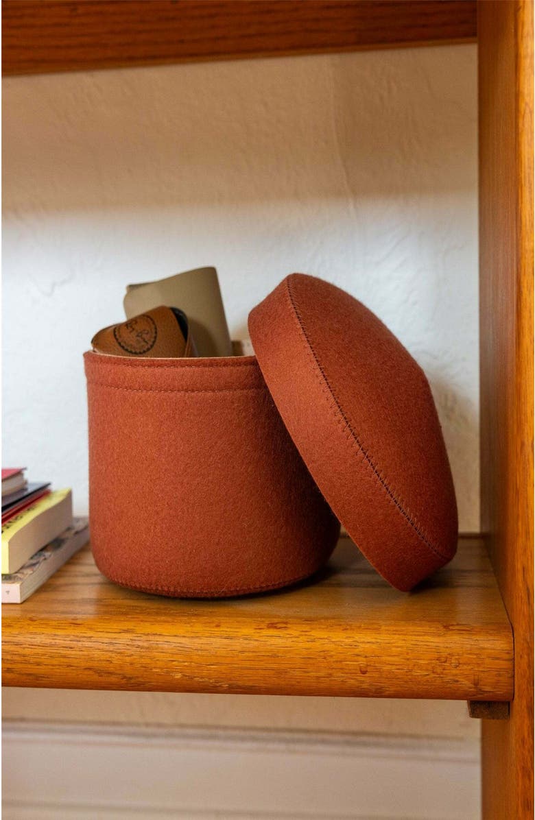 Graf Lantz Merino Wool Small Bin w/ Lid, Alternate, color, 