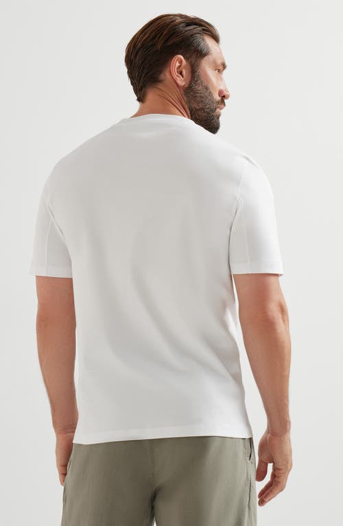 Brunello Cucinelli Statue-print T-shirt In White