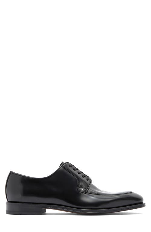 Ferragamo Bruges Apron Toe Oxford In Nero