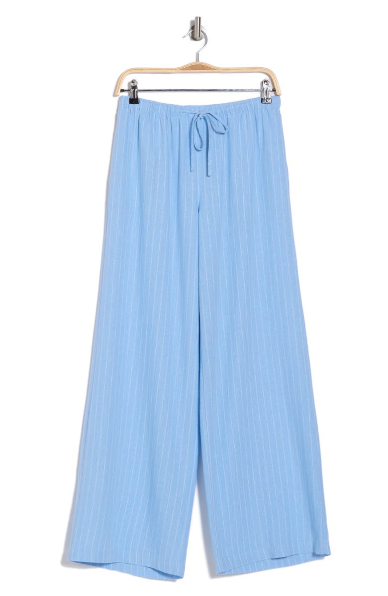 Abound Pinstripe Drawstring Pants, Alternate, color, Blue- White Pin Stripe