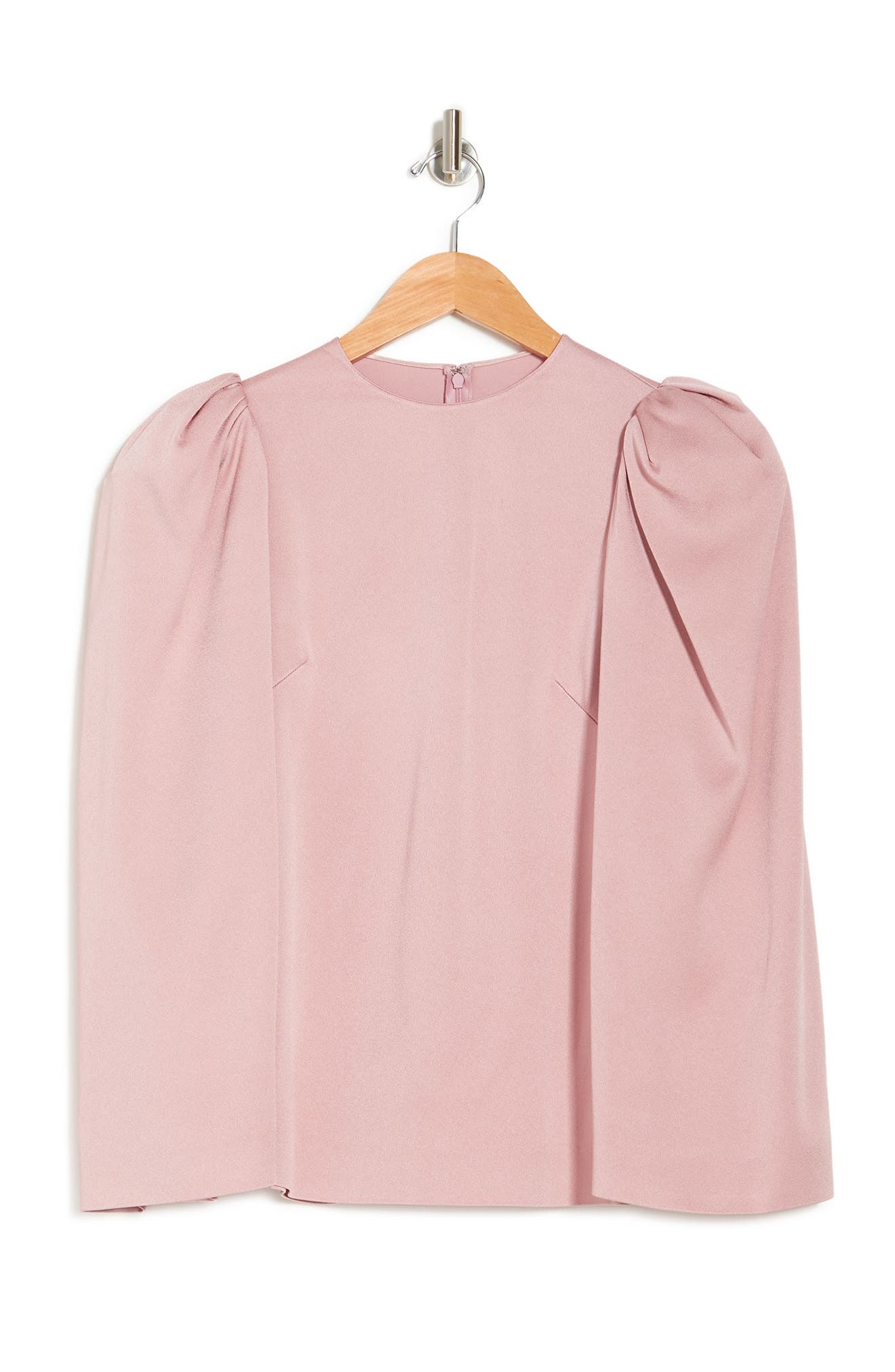 Valentino High Neck Long Puff Sleeve Top (Women) | Nordstromrack